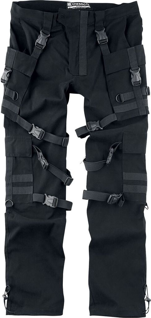 Chemical Black Stoffhose Herren Urban Pants schwarz W32L34