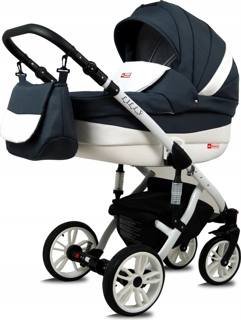 Ensemble Poussette Chat 3-en-1 BabyLux® Lilly - Buggy Pliable Anthracite - 2