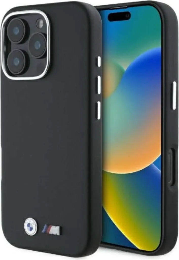 Custodia BMW M Power iPhone 16 Pro Nero Metallo MagSafe - Performance Case