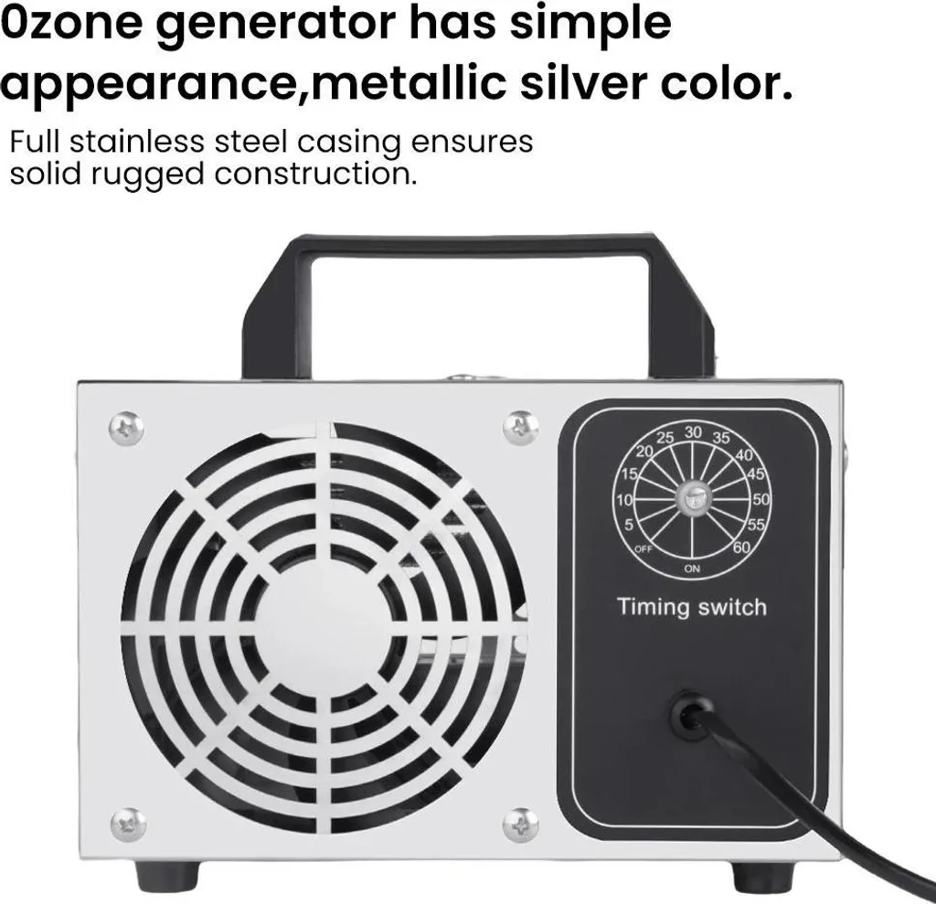 Ozonizzatore Auto e Furgoni 27 g/h - Trattamento Odori Professionale - 11