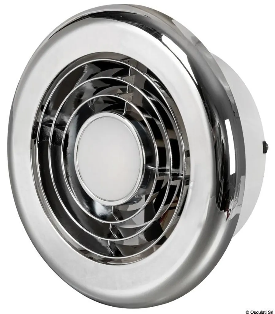 Aérateur extracteur d'air 12V avec spot LED intégré pour bateau et van