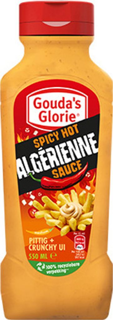 Gouda's Glorie Spicy Hot Algerienne Sauce (550ml Flasche)