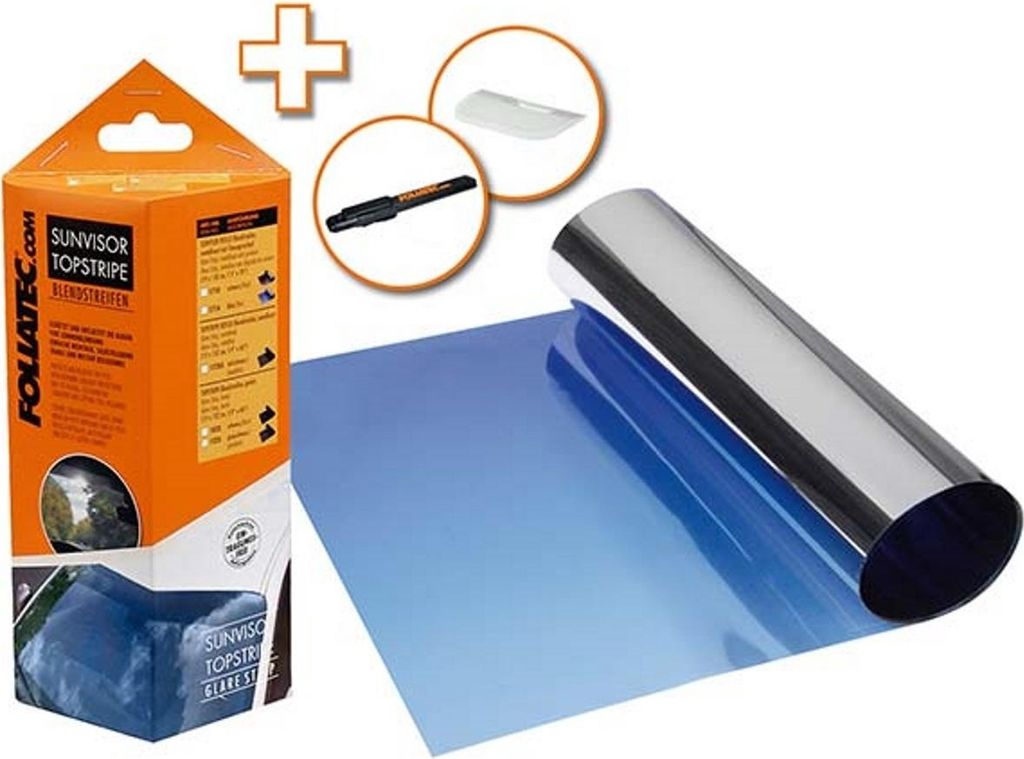 Tiras protectoras para parabrisas FOLIATEC Sunvisor, color Imagen del producto 