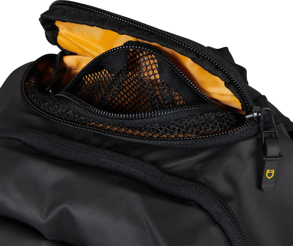 Sac à dos Equestro noir à compartiments multiples haute performance