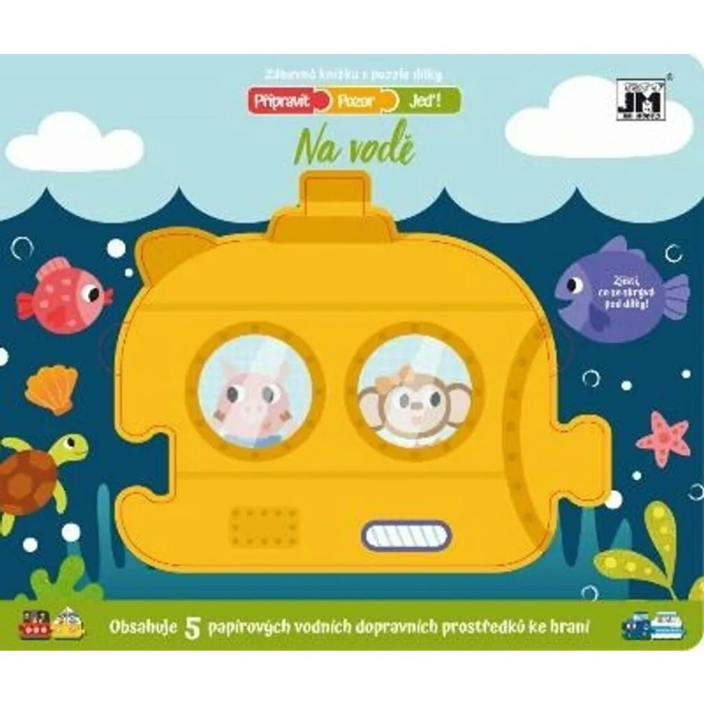 JIRI MODELS Připravit, pozor, jeď! Na l'eau - Album de Coloriage à l'eau