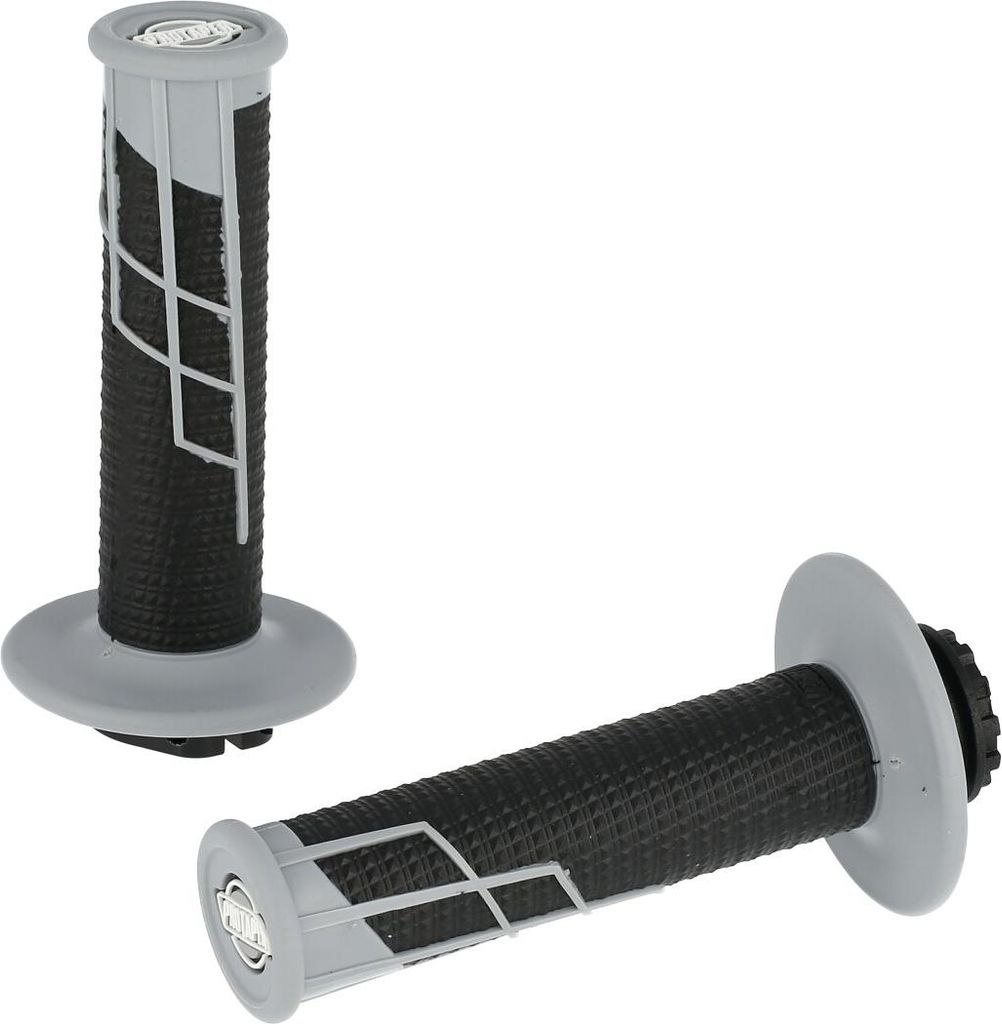 Clamp-On Griffsystem "Half Waffle" Grau / Schwarz, für Schnellgasgriff
