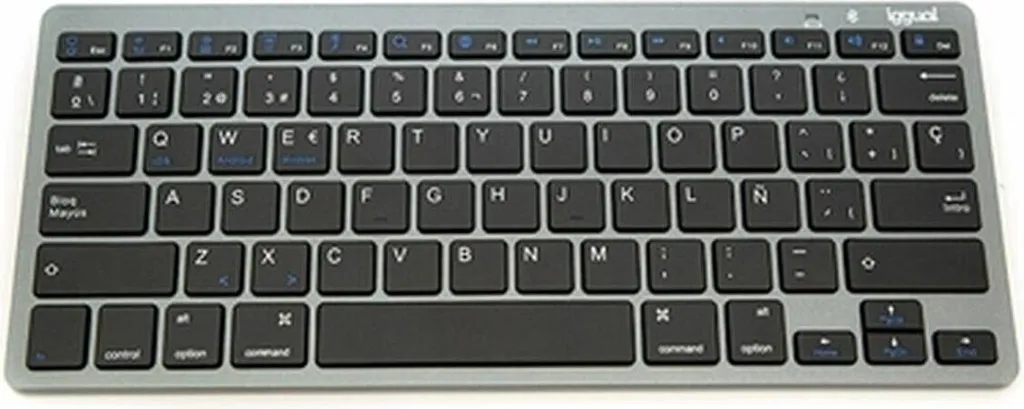Clavier bureautique sans fil ultra-plat iggual IGG31691 noir USB