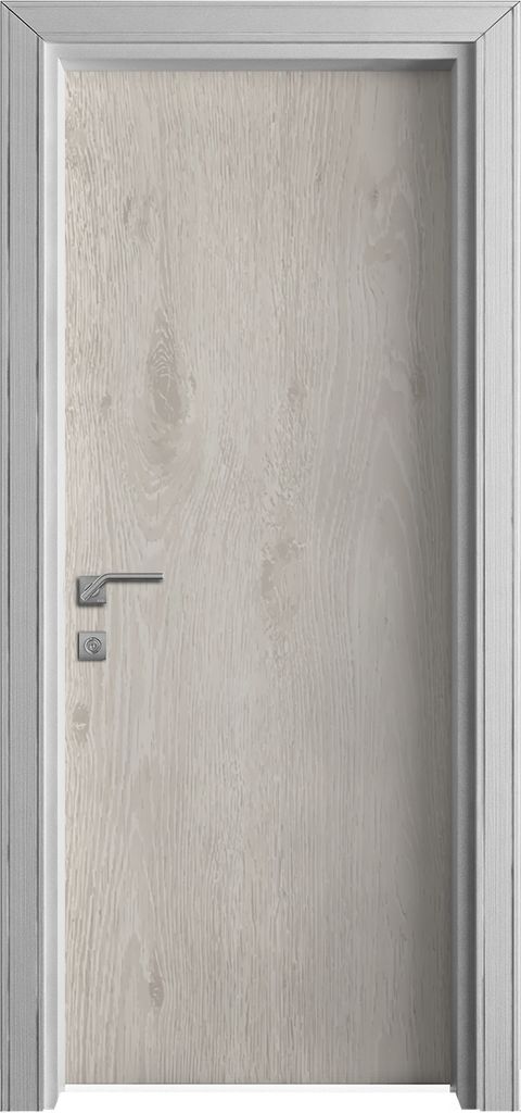 Tür Selbstklebende 80x210 cm Türfolie Türtapete Klebefolie - Weiß Holz