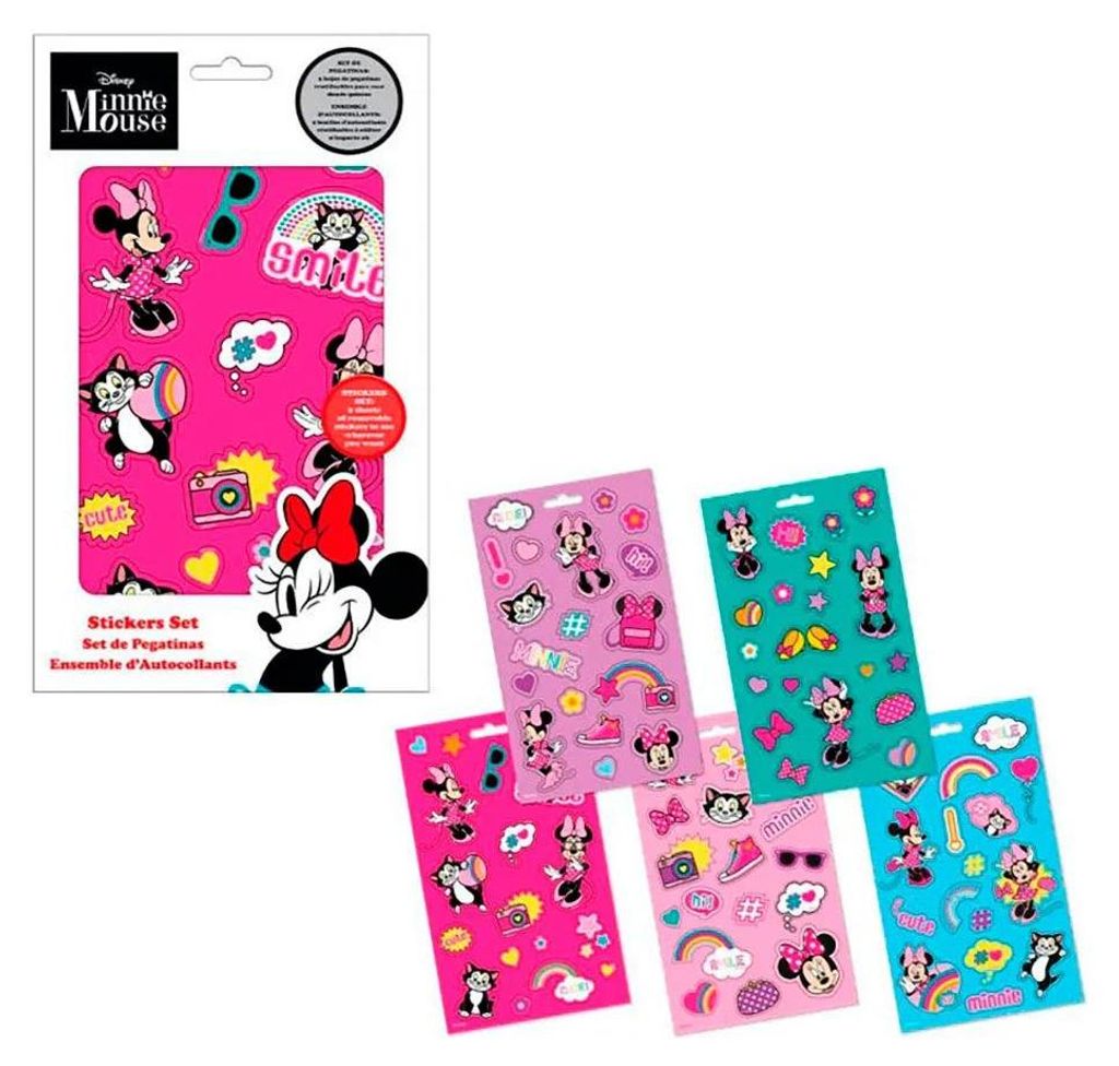 Set di adesivi Minnie 92 pezzi MN30048 Immagine del prodotto 