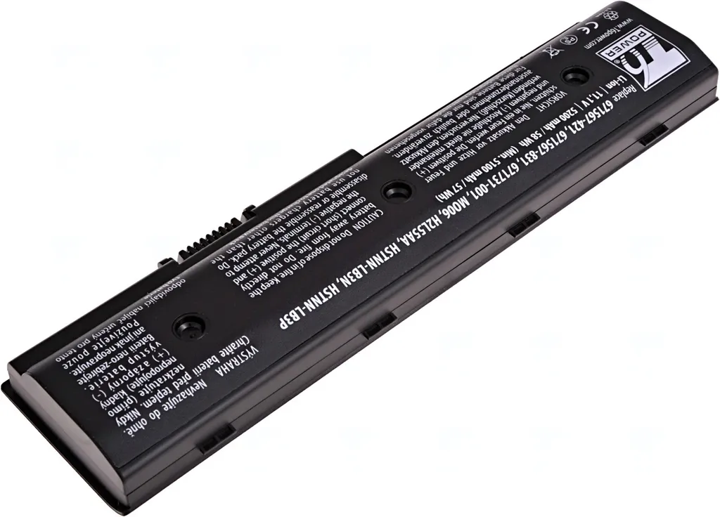 Batteria T6 Power HP Envy m6-1100 Serie - 11.1V 5200mAh 58Wh - 2