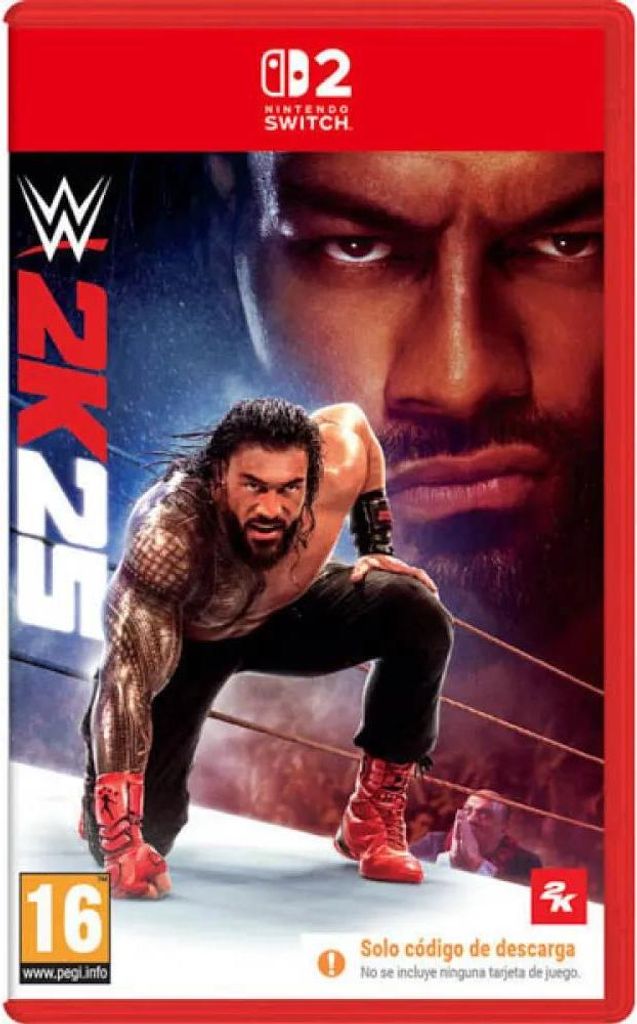 Nintendo Games Switch 2 Wwe 2k25 Ciab Durchsichtig Durchsichtig One Size