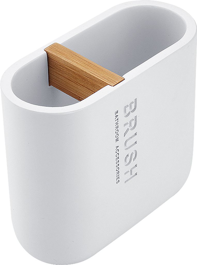 Nimco Kora - Zahnbürstenbecher, Weiß KO 24057-05