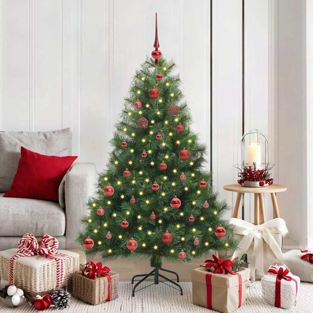 "Schlussverkauf" Künstlicher Weihnachtsbaum(1 pc) - Kunstbaum/Tannenbaum - mit 150 LEDs Grün 150 cm PE und PVC C8010