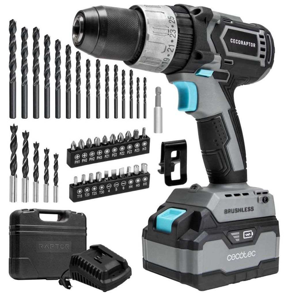 Cecotec Schlagbohrmaschinen CecoRaptor Perfect ImpactDrill 4020 Brushless Ultra