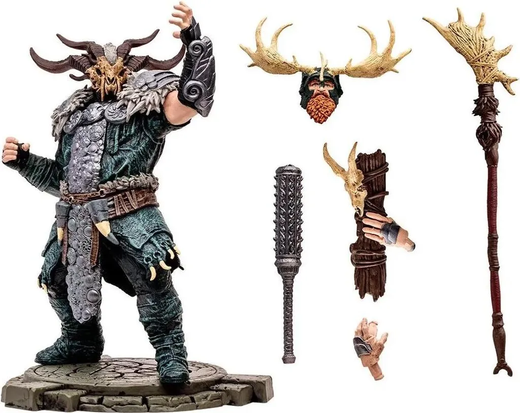 Figurine Diablo IV Druide Mcfarlane Toys 15 cm Marron - Édition Rare