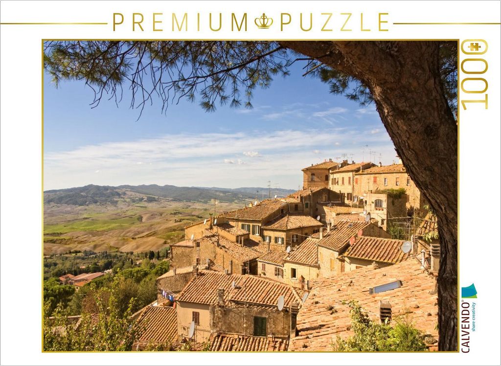 CALVENDO Puzzle Volterra | 1000 Teile Lege-Größe 64x48cm Foto-Puzzle für glückliche Stunden
