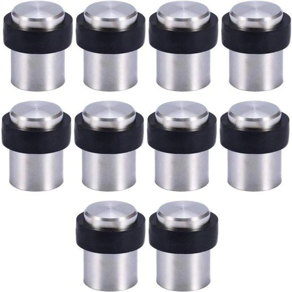 Bloque porte intérieur inox 45 mm à visser pour protection murale fixe