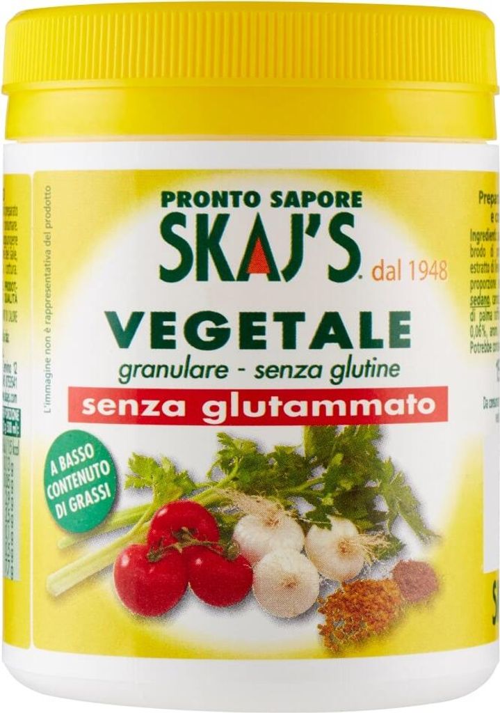 Granulatzubereitung für Brühe und Würze, pflanzlicher Geschmack, glutenfrei, glutamatfrei, fettarm 150 g. 6 Stk, 6x150g