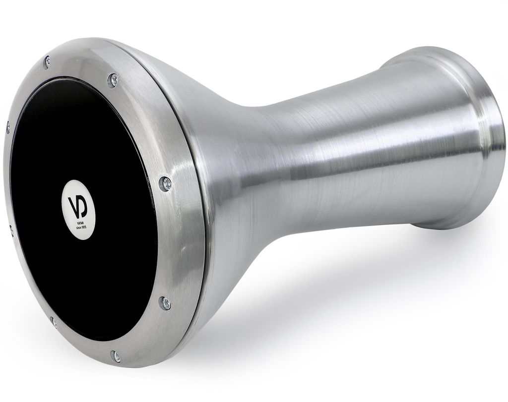 Orientalische Solo VD Aluminium Darbuka Silber Hand Drum Doumbek ink Tasche 3048