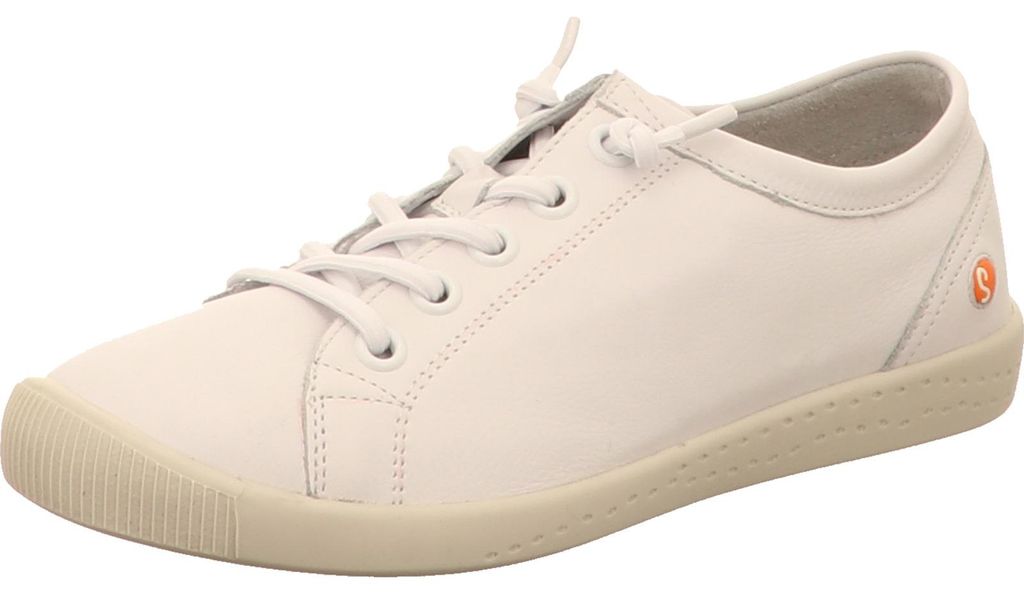Softinos Schnürhalbschuhe in weiss/weiss kombi, Gr. 39