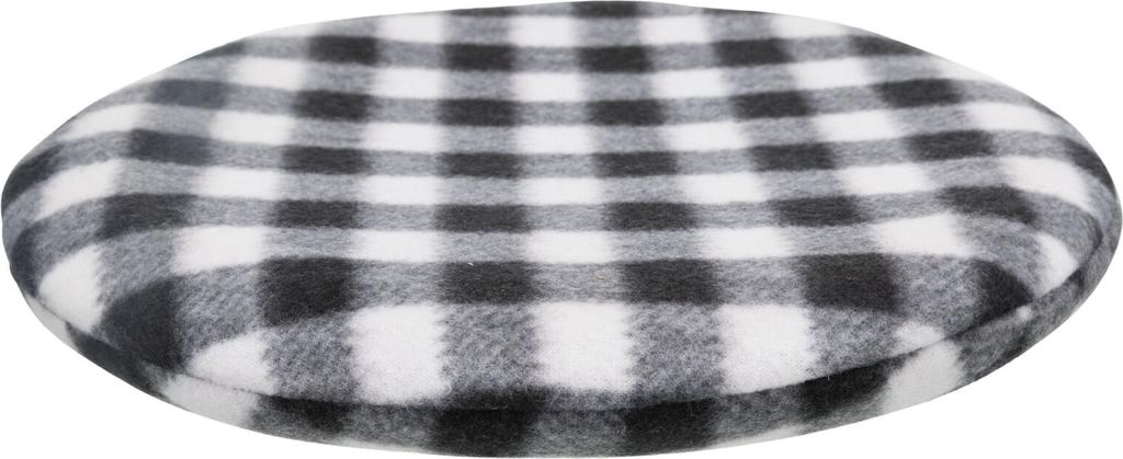 TRIXIE Wärmekissen für Mikrowelle - schwarz/weiß - ø 26 cm