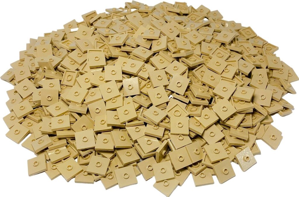 LEGO 2x2 Fliesen Modifiziert Jumper Plate Hellbeige - 87580 NEU! Menge 500x