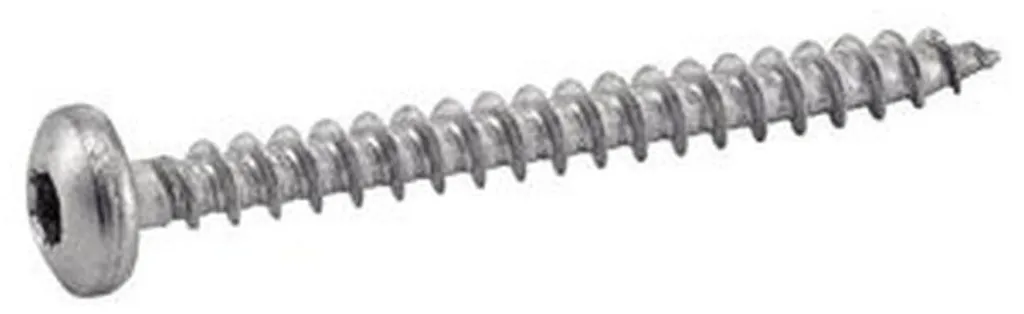 Vis pour Meubles en Aggloméré 4.5 x 45 mm Inox A2 Tête Cylindrique Torx