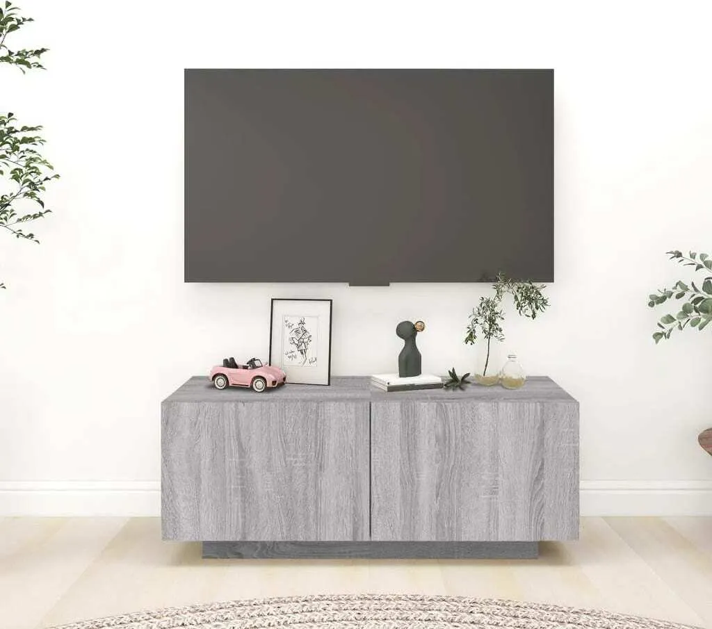 Mobile Porta TV Soggiorno Grigio Sonoma 100x35x40 cm Maison Exclusive