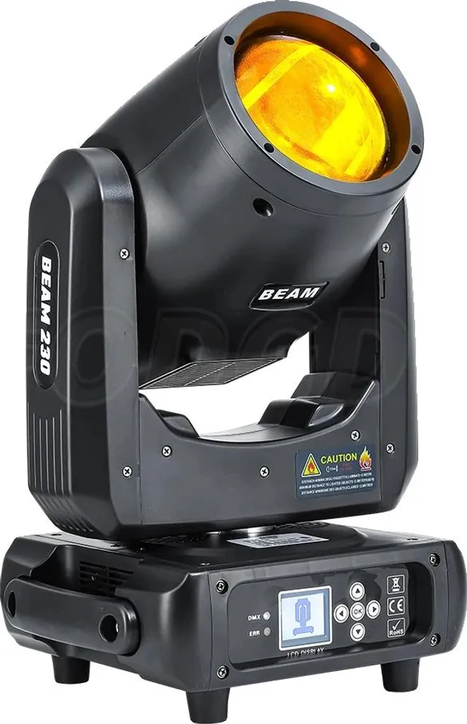 Lyre 230W DMX Mobile : Solution Éclairage Puissant et Compact avec Prise EU