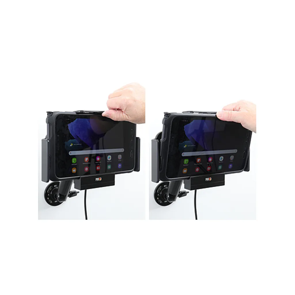 Fixation Tablette Voiture : Support Actif Brodit 721224 Noir Robuste