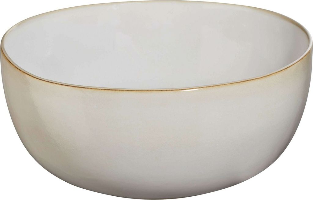 ASA Selection saisons Salatschale sand, Salatteller, Schale, Schüssel, Steinzeug, Natur, D 22 cm, 27271107