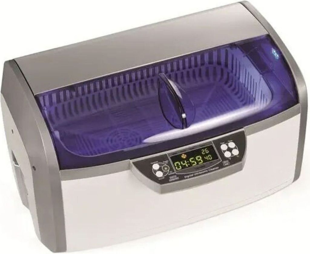 Perel Ultraschallreiniger 6 L, Ultrasonic Cleaner 35 kHz, Schmuckreiniger für Brillen Uhren Gebiss