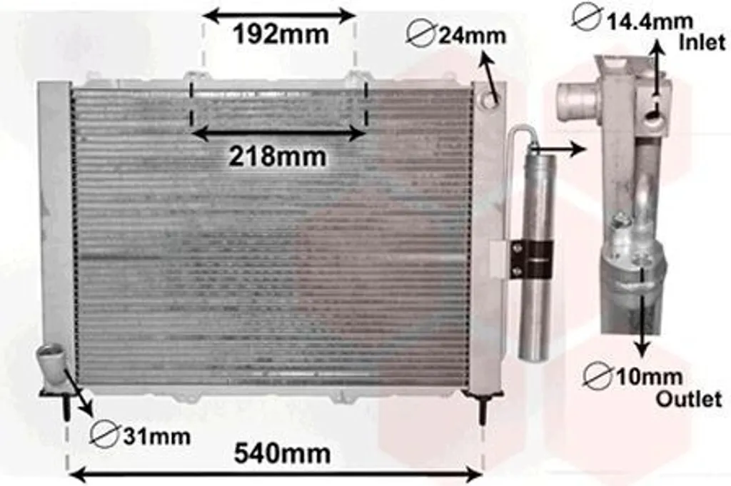 Évitez la surchauffe moteur avec le radiateur Van Wezel 4300M497