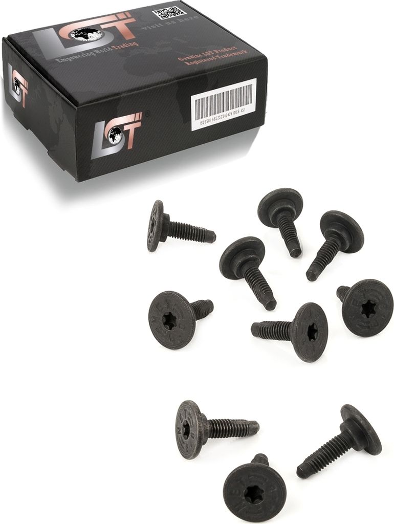 10x Torxschraube Motor Unterboden M6 x 19 mm für ALFA ROMEO 159 939 FIAT DOBLO