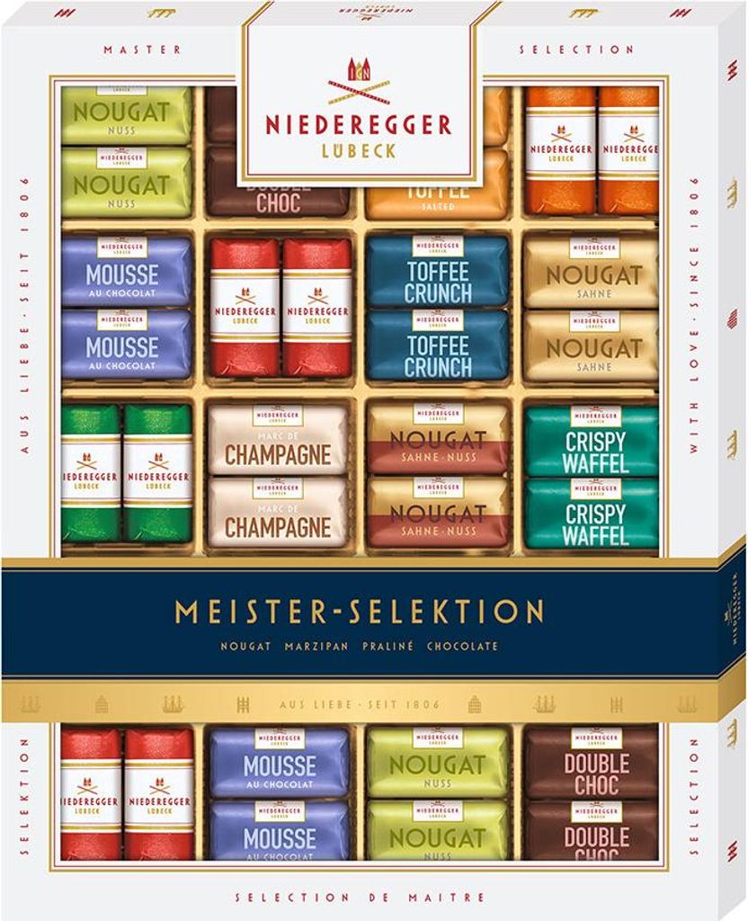 Niederegger Nougat Pralinen Variationen Meister Selektion Produktbild 