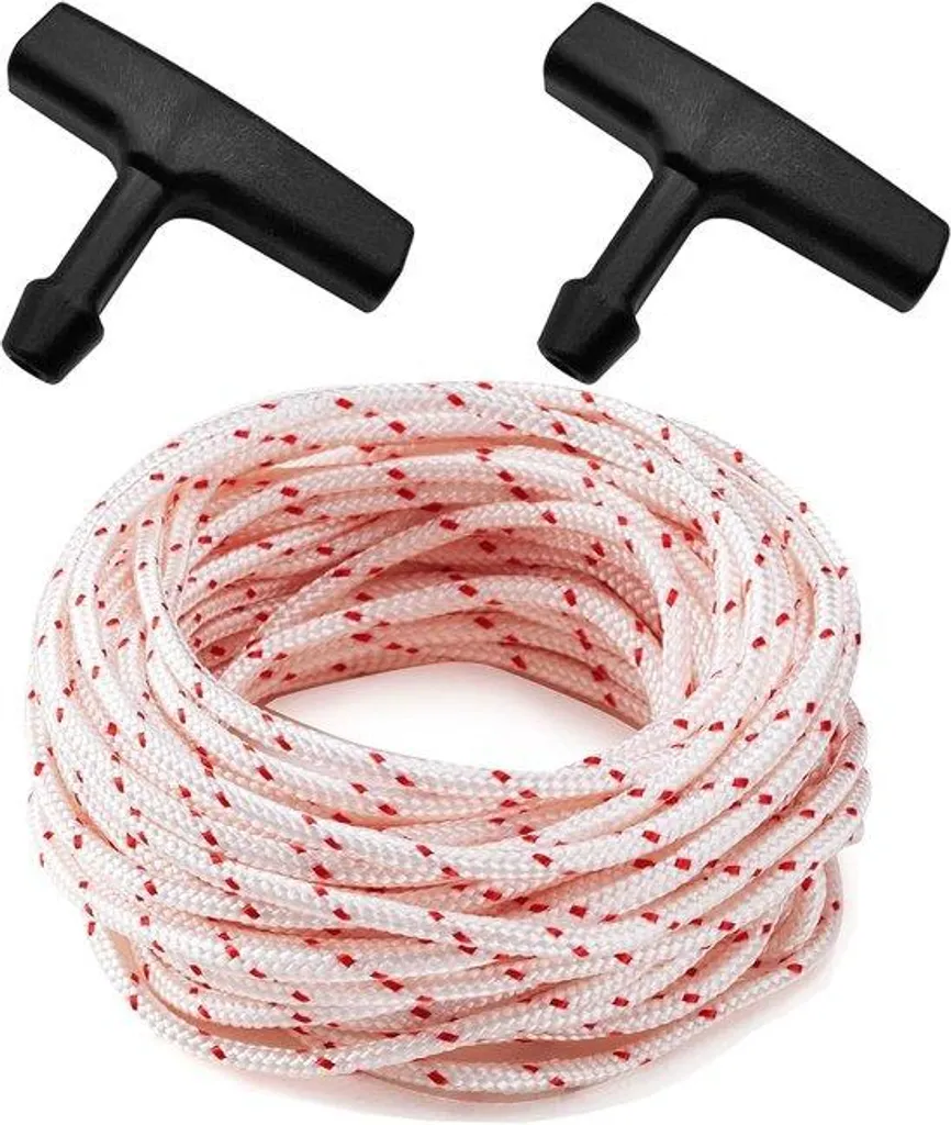 Lot de 2 lanceurs à rappel universels noirs pour moteur de tondeuse