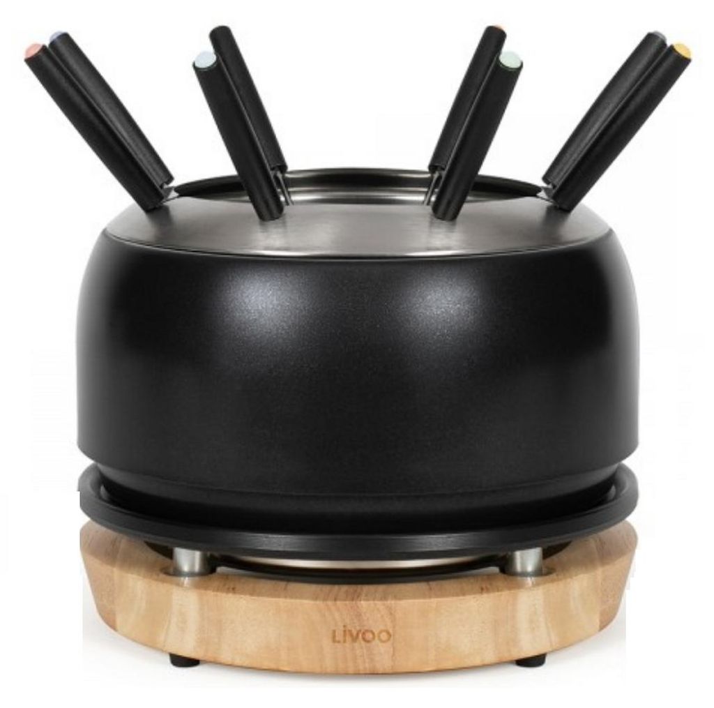 Service à fondue 1200w 8 fourchettes noir - Livoo - DOC339 Image du produit 
