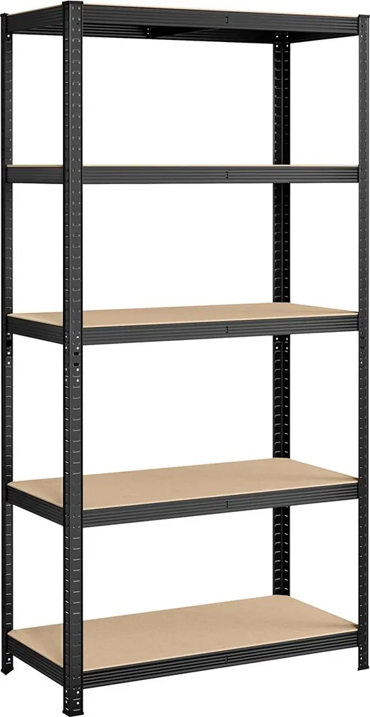Meuble de rangement 200x100x50 cm noir idéal pour organiser votre atelier