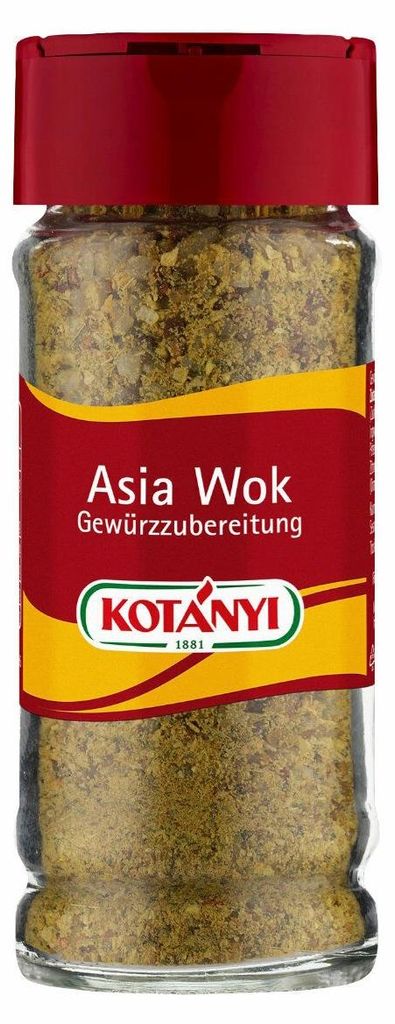 Kotanyi Asia Wok Gewürzzubereitung feinste Gewürze und Produktbild 