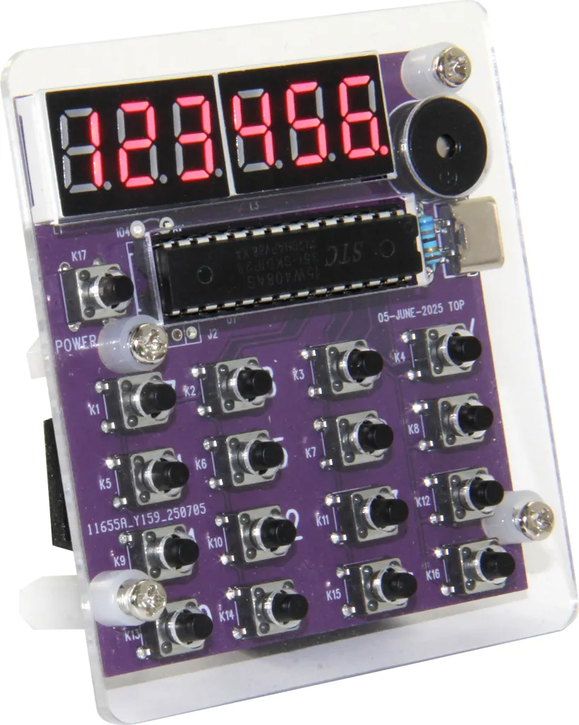 Kit de soudure calculatrice de poche DIY pour débutant avec écran LCD