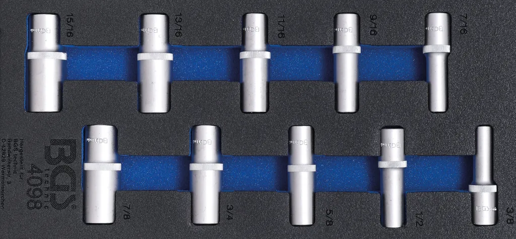 Kit Bussole Lunghe 1/2 Pollici 10-24mm | Modulo 1/3 per Termoformato