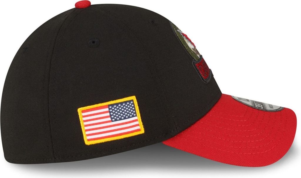 New Era NFL ARIZONA CARDINALS Salute to Service 2022 Sideline 39THIRTY Stretch Fit Game Cap, Größe :M/L