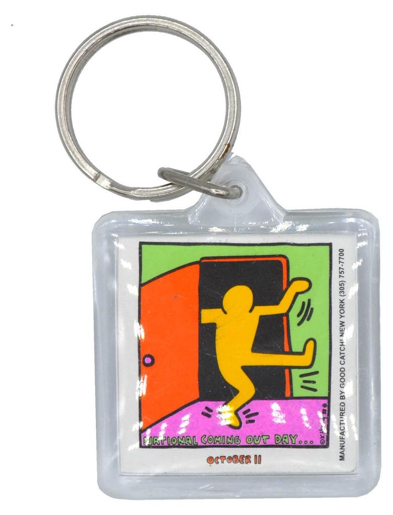 National Coming Out Day Color Key Ring