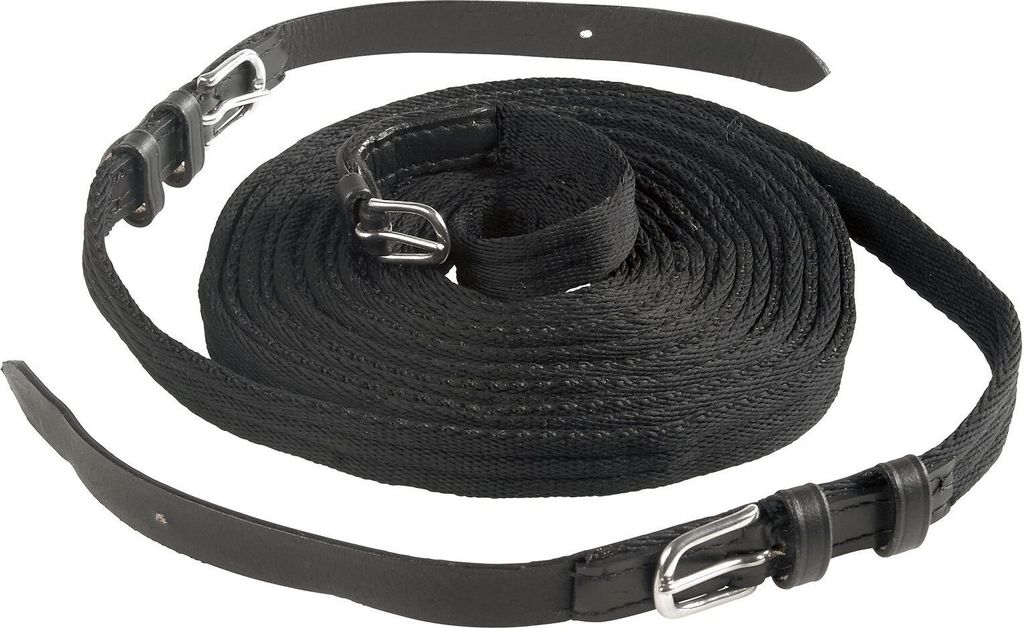 Einspänner-Leine Soft schwarz, WB