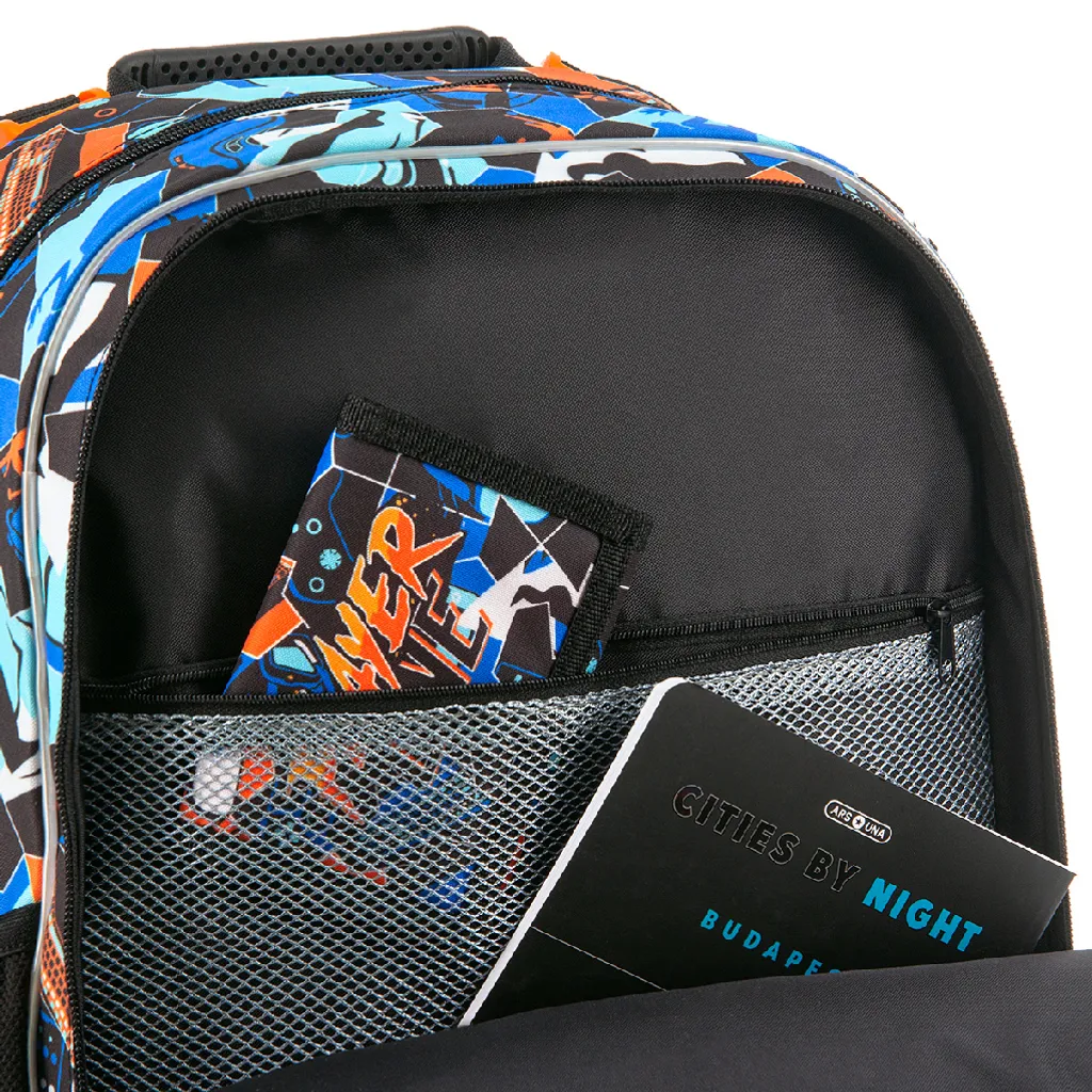 Cartable ergonomique Player One Ars Una Ergofit à dossier ajustable - 13