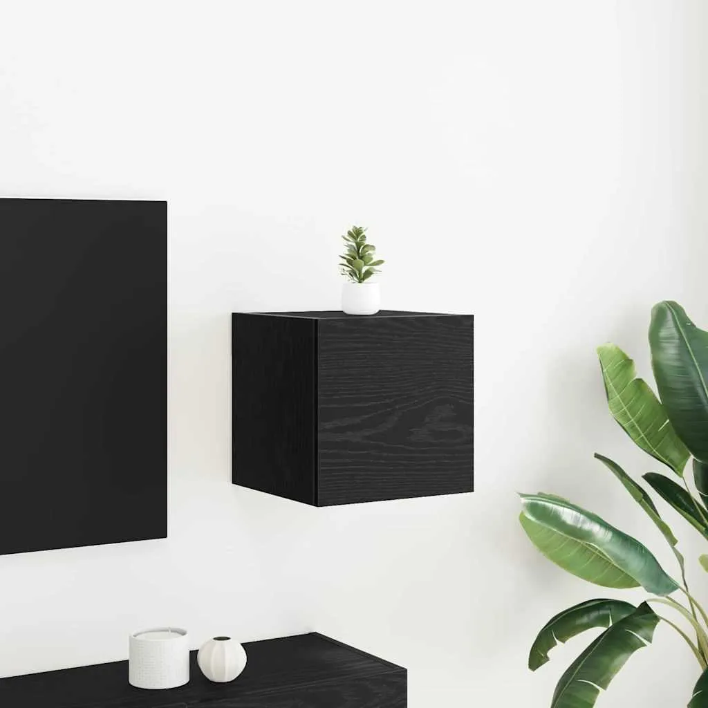 Maison Exclusive Mobile TV Effetto Rovere Nero | Finitura Premium 30cm