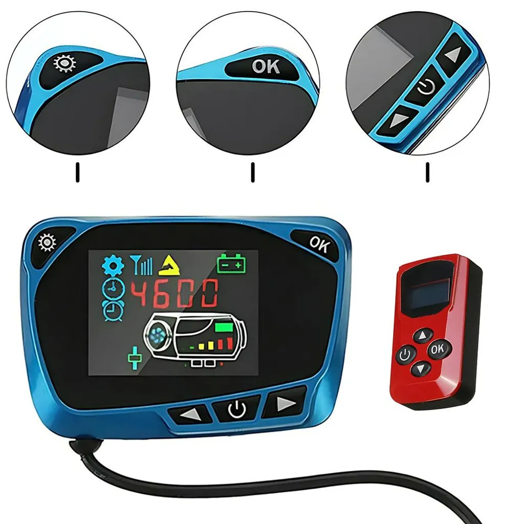 Chauffage d'appoint 12V/24V avec écran LCD et télécommande universelle - 13