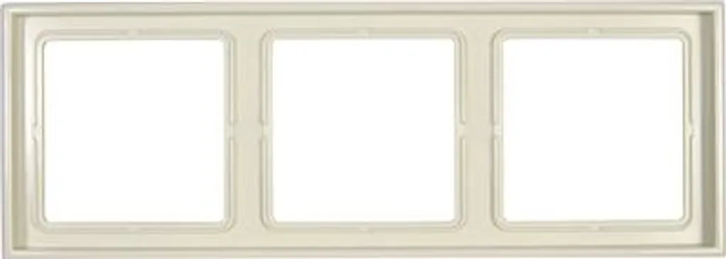 Cadre triple LS983W JUNG crème-blanc pour rénovation d'intérieur