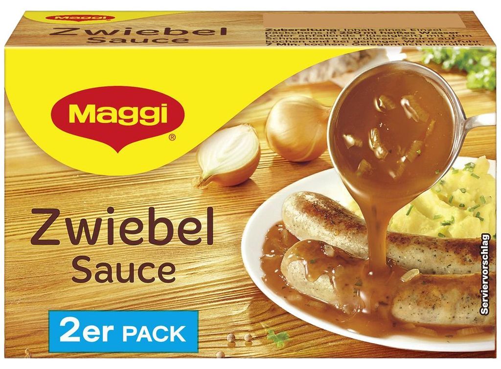 Sos cebulowy Maggi idealny do steków i kiełbasek 2er za 2x Zdjęcie produktu 