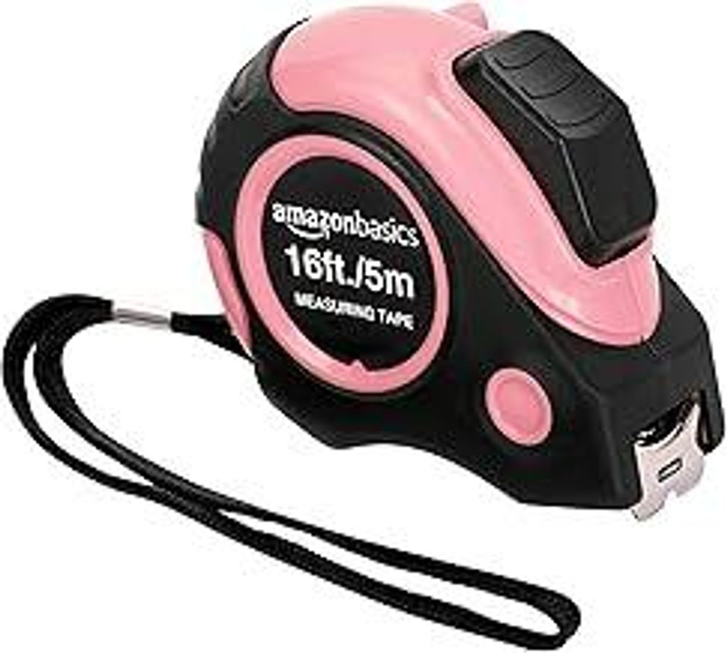 Maßband, 5 m (16 Fuß), Pink